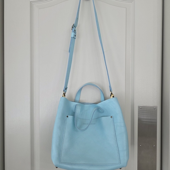 Portland Leather Crossbody Tote - Picture 5 of 12